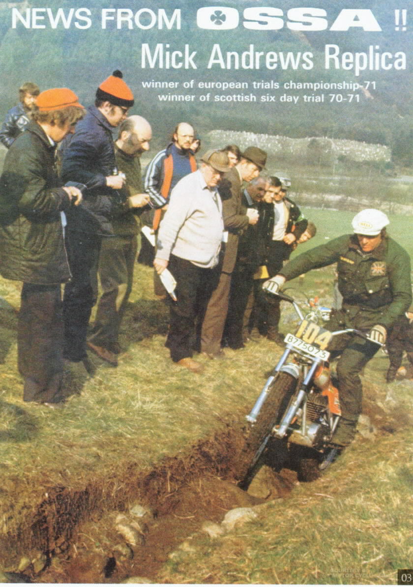 Ossa 1972 Brochure front